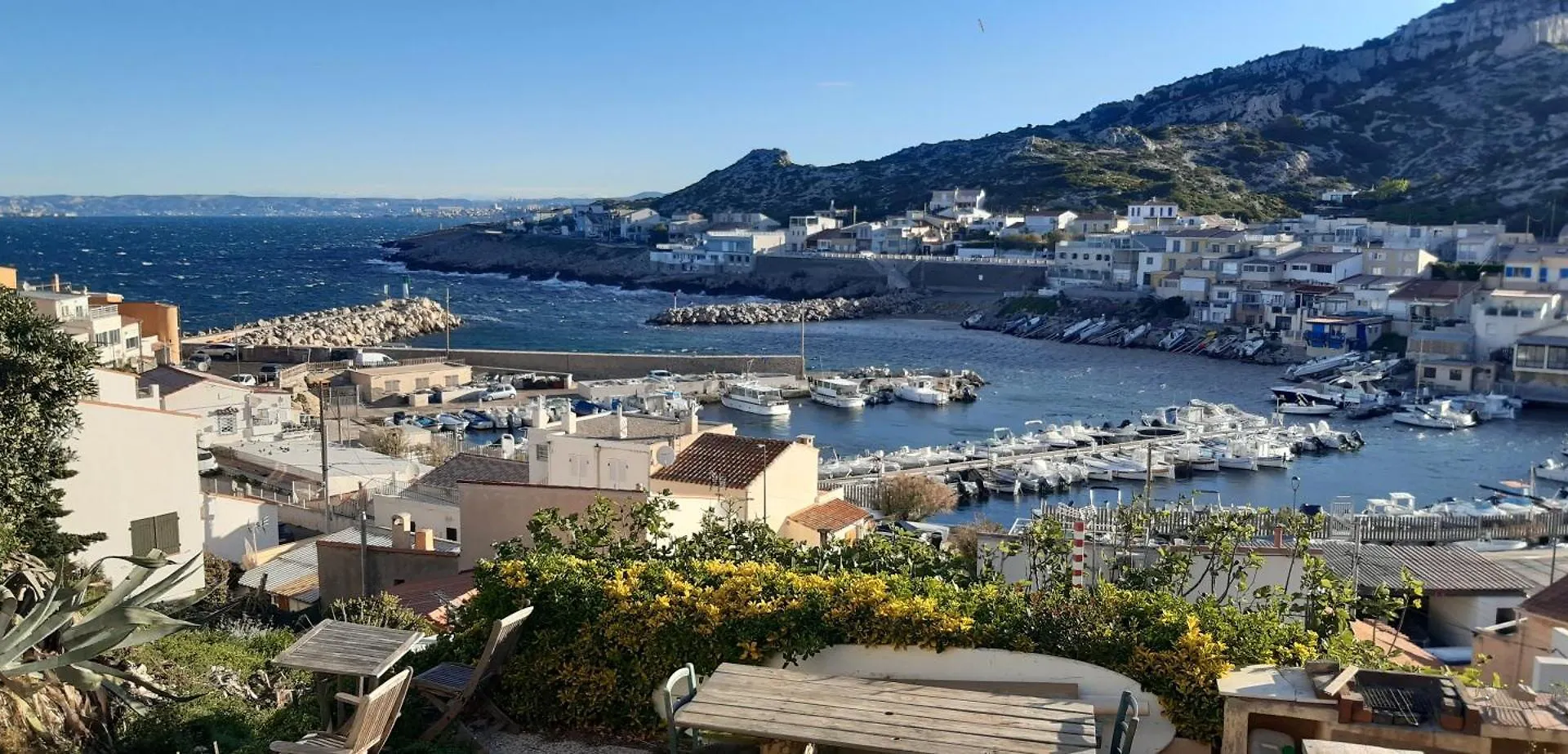 Nyaraló Cabanon Vue Mer Et Calanques Les Goudes Marseille Franciaország